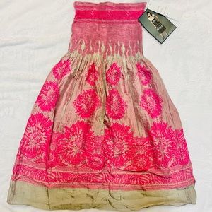 Pink and gray skirt or dress